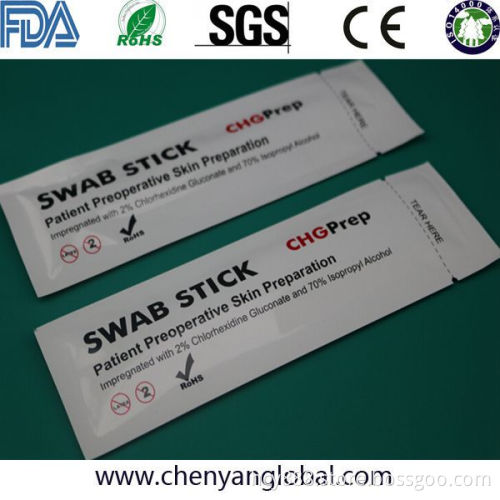 for Surgical Consumable High Effective Sterile Antiseptic Skin Chg Swab